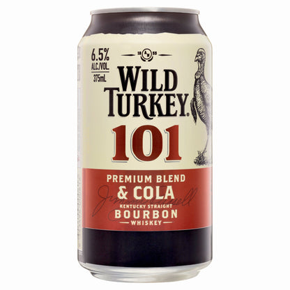 Wild Turkey & Cola 101 6.5% 330ml Bottle 10 Pack