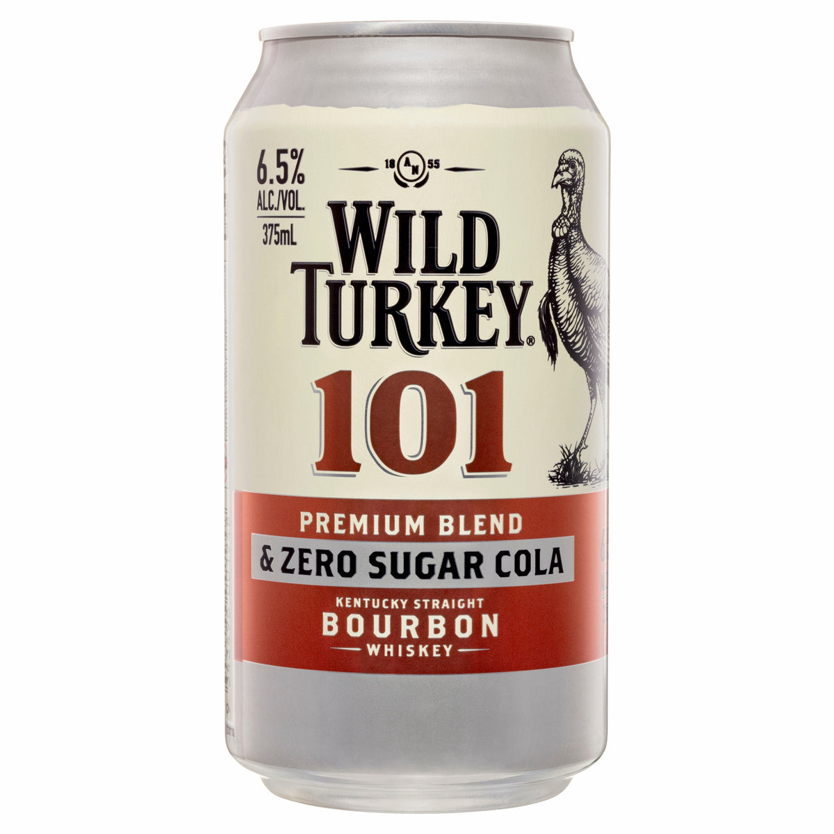 Wild Turkey 101 & Cola 6.5% 510ml Bottle