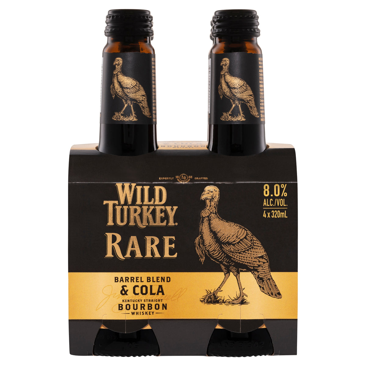 Wild Turkey Rare & Cola 8% 320ml Bottle