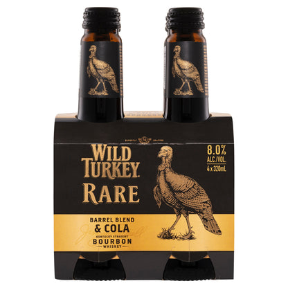 Wild Turkey Rare & Cola 8% 320ml Bottle