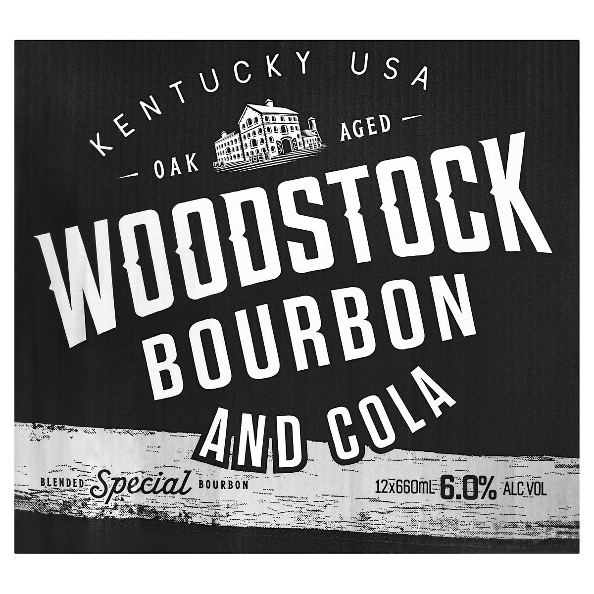 Woodstock & Cola 6% 660ml Bottle