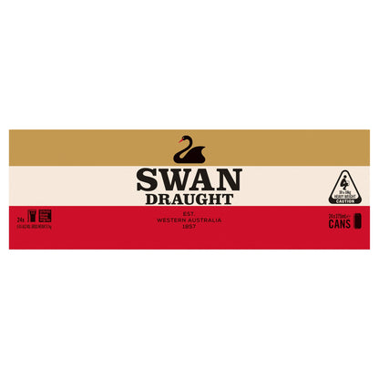 Swan Draught 4.4% 375ml Can