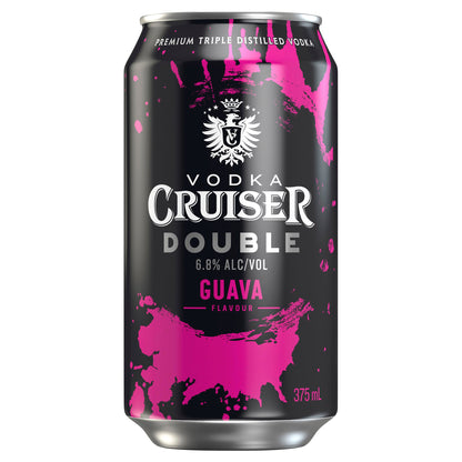 Vodka Cruiser DBL Green Apple 6.8% 375ml Can
