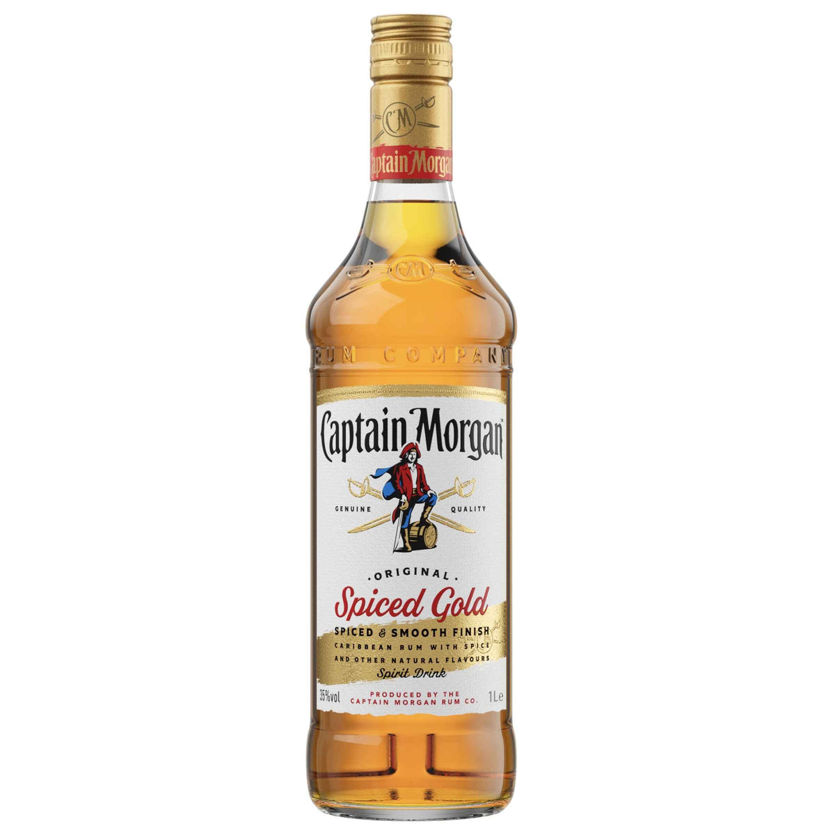 Captain Morgan White Rum 37.5% 700ml Bottle