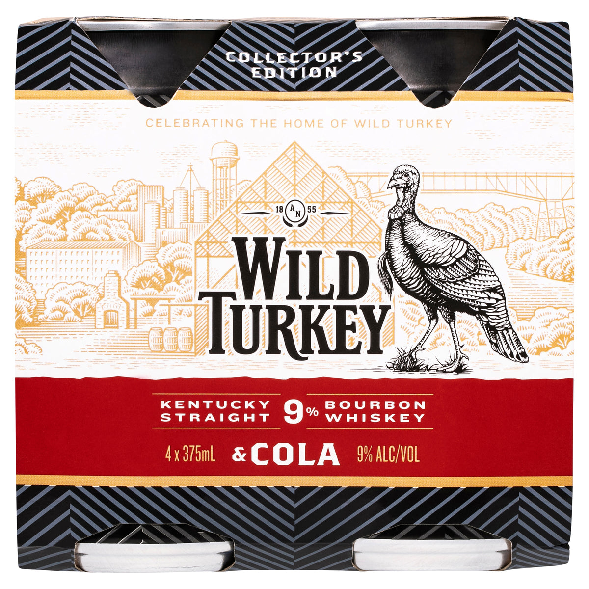 Wild Turkey Heritage Cans 9% 375ml Can