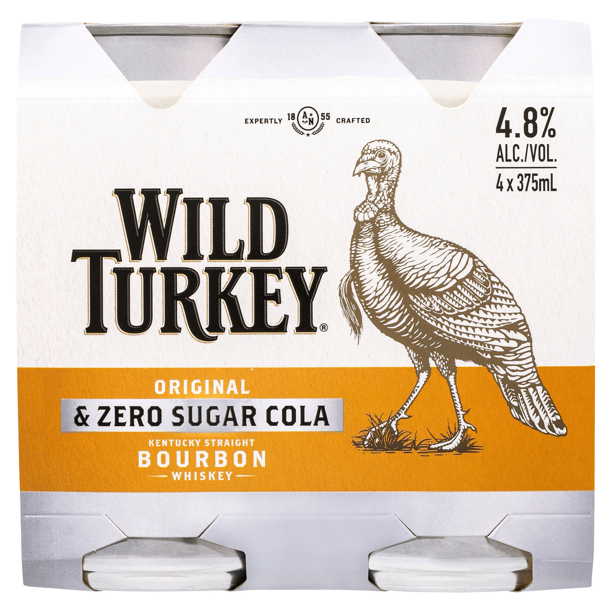 Wild Turkey & Cola Zero 4.8% 375ml Can