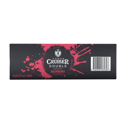 Vodka Cruiser DBL Raspberry 6.8% 375ml Can