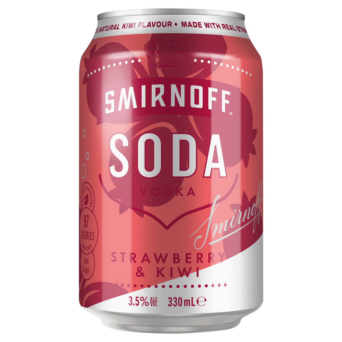 Smirnoff Soda Pineapple 330ml Can