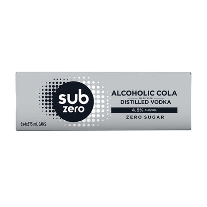 Sub Zero & Cola 4.5% 375ml Can