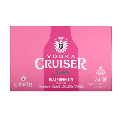 Vodka Cruiser Juicy Watermelon 4.6% 275ml Bottle