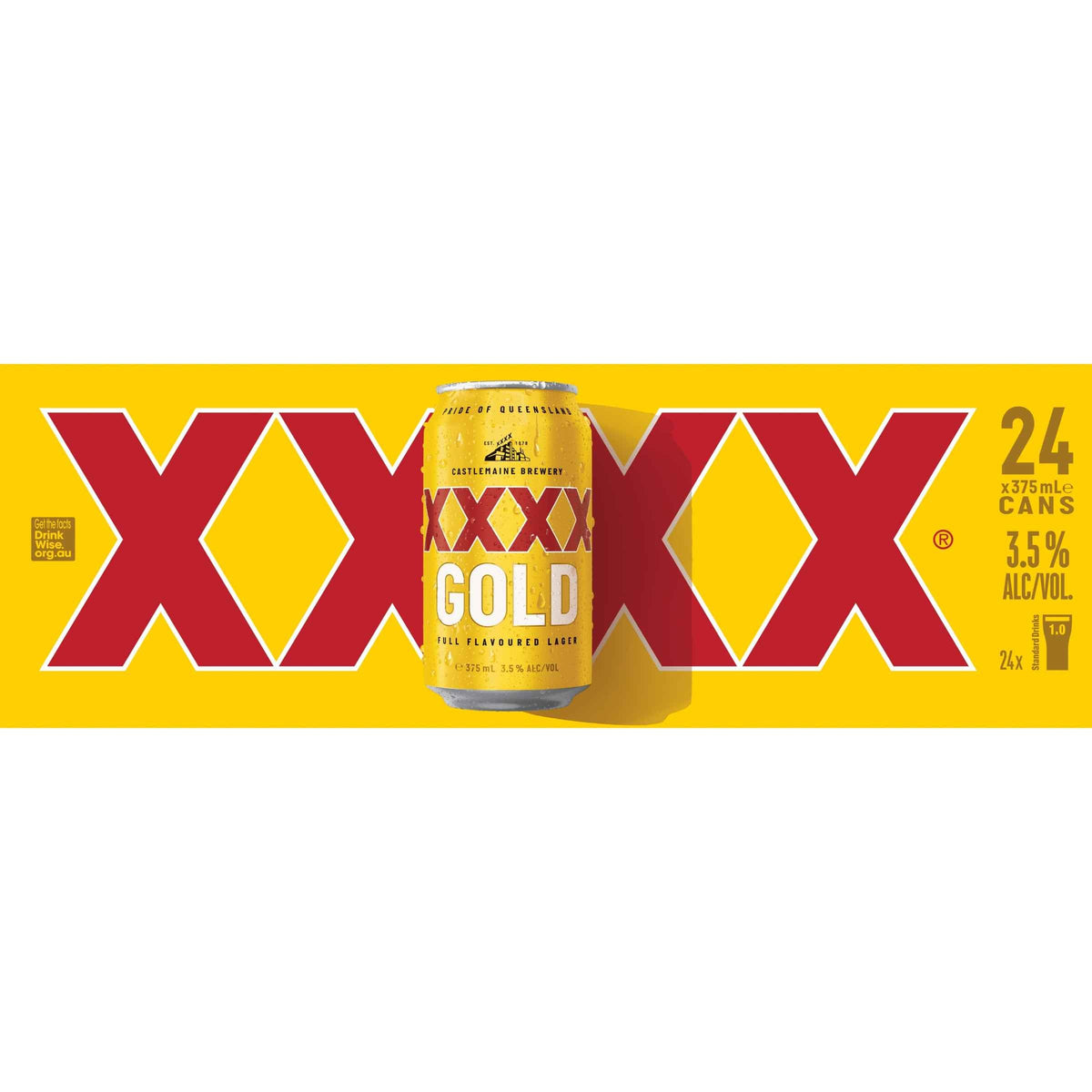 XXXX Gold 3.5% 375ml Can