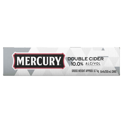 Mercury Double Strength Hard Cider 10% 250ml Can