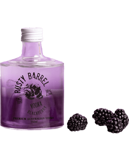 Rusty Barrel Vodka 38% 250ml | Blackberry, Pear, Vanilla